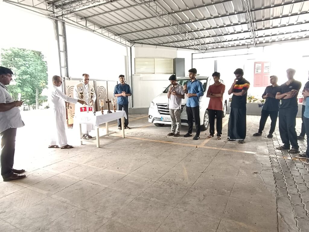Blessing of Renovated Car Parking Area
